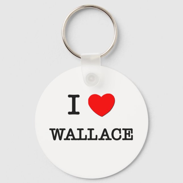 Chaveiro Eu Amo Wallace (Frente)
