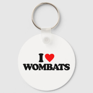 CHAVEIRO EU AMO WOMBATS