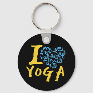 Chaveiro Eu Amo Yoga