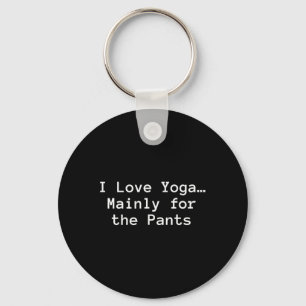 Chaveiro Eu Amo Yoga… Principalmente pelas Calças” Yoga Div
