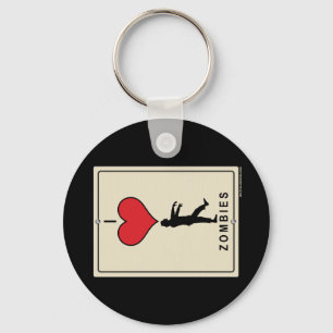 Chaveiro Eu Amo Zombies