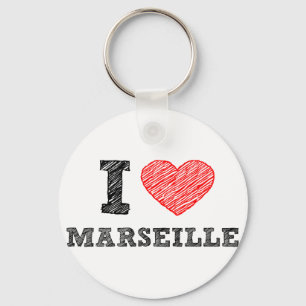 Chaveiro Eu-amor-Marselha