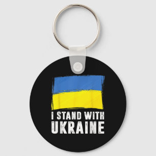 Chaveiro Eu Apoio a Ucrânia Bandeira Ucraniana Apoiando Ukr