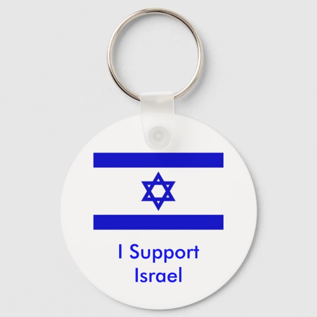 Chaveiro Eu apoio Israel (Frente)