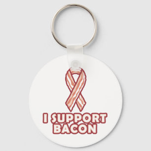Chaveiro Eu apoio o bacon