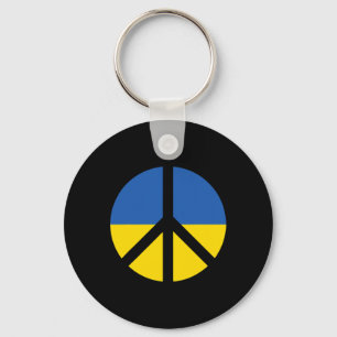 Chaveiro Eu Apoio Ucrânia Fica Com a Ucrânia Bandeira Ucran