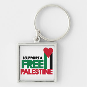 Chaveiro Eu apoio uma palestina livre