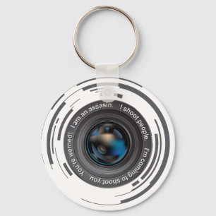 Chaveiro Eu atiro em pessoas