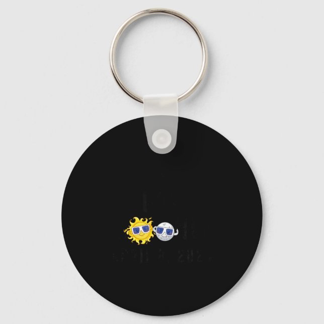 Chaveiro Eu Camiseta Fui Enlunado Lua Total Solar (Frente)