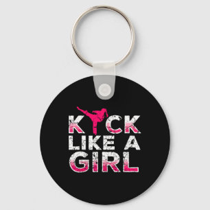 Chaveiro Eu Chuto Como Uma Garota-karate Kickboxing Garotas