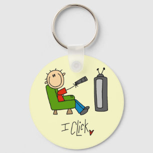Chaveiro Eu clico t-shirt e presentes