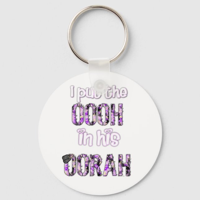 Chaveiro Eu coloquei o OOH em seu OORAH (Frente)