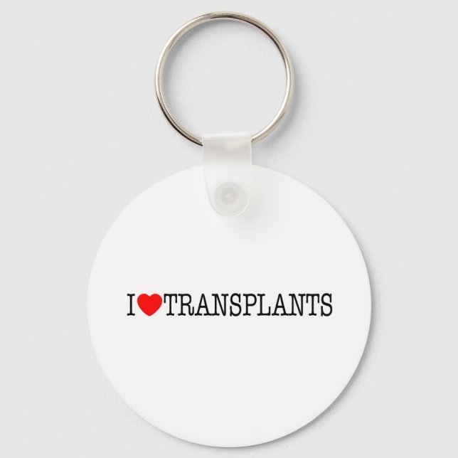 Chaveiro Eu coração transplantes (Frente)