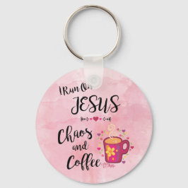 Chaveiro Eu Corro Em Jesus, Caos E Café
