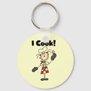Chaveiro Eu Cozinho - Chef Feminina