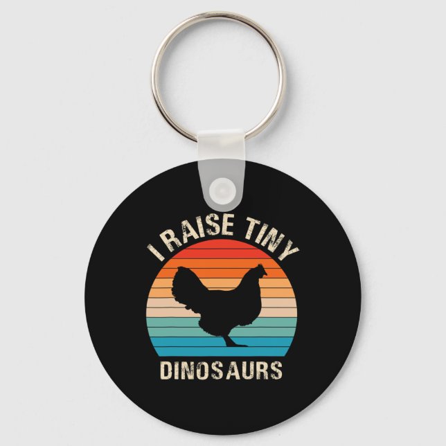 Chaveiro Eu-crio Dinossauros Minúsculos-presente Engraçado  (Frente)