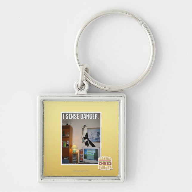 Chaveiro Eu detecto o perigo (Frente)