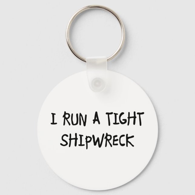Chaveiro Eu dirijo um naufrágio (Frente)