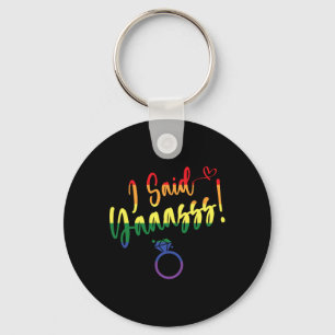 Chaveiro Eu Disse Sim Gay Lgbtq Orgulho Rainbow Grot Bachel