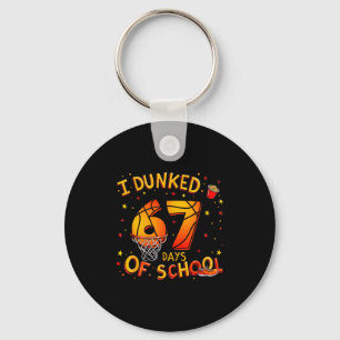 Chaveiro Eu Dunked 67 Dias De Basquete Escolar Meninos Cria
