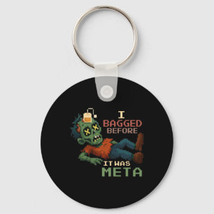 Chaveiro Eu Embalei Antes de Ser um Npc Gamer Zumbi Pixel M