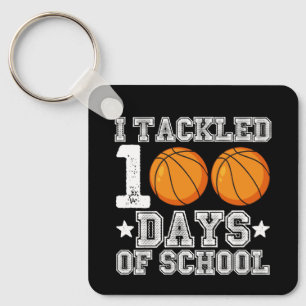 Chaveiro Eu Enfrentei 100 Dias de Basquete Escolar