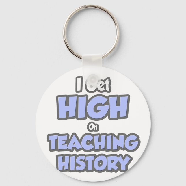 Chaveiro Eu Ensino História (Frente)