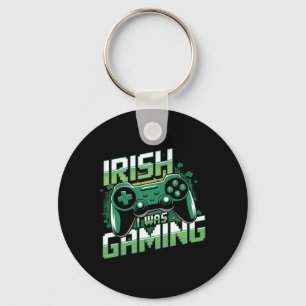 Chaveiro Eu era irlandês jogando dia engraçado de São Patrí