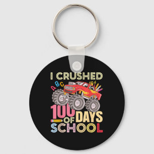 Chaveiro Eu Esmagei 100 Dias De Escola Para Truque Monstro