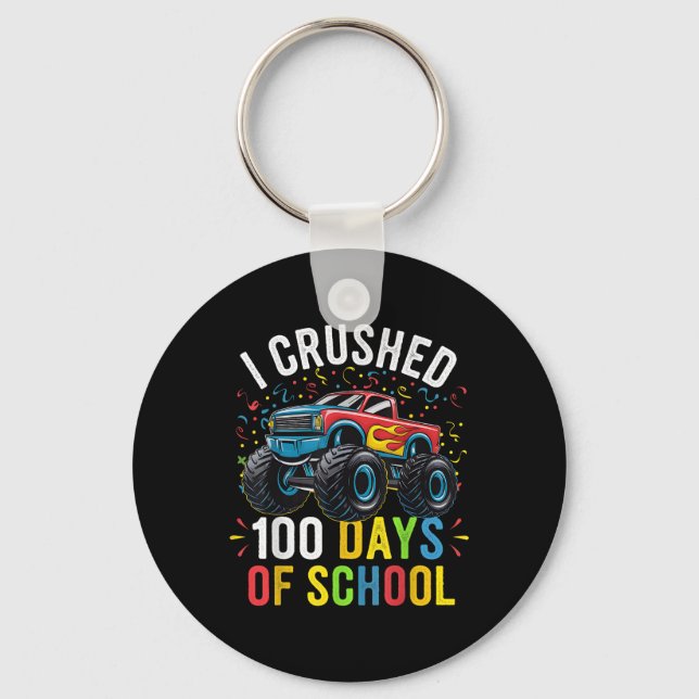 Chaveiro Eu Esmagei 100 Dias De Treinadores Crianças Monstr (Frente)