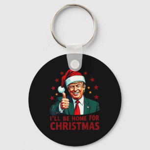 Chaveiro Eu Estarei Em Casa Para O Natal Engraçado Xmas Paj