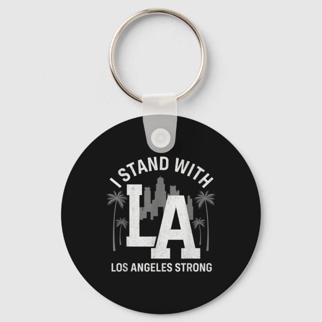 Chaveiro Eu Estou Com La Califórnia Los Angeles (Frente)