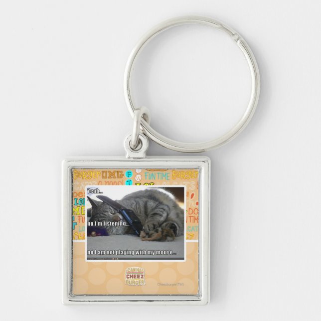 Chaveiro Eu estou escutando (Frente)