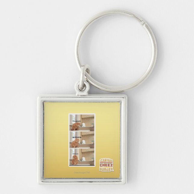 Chaveiro Eu estou fazendo cocô! (Frente)