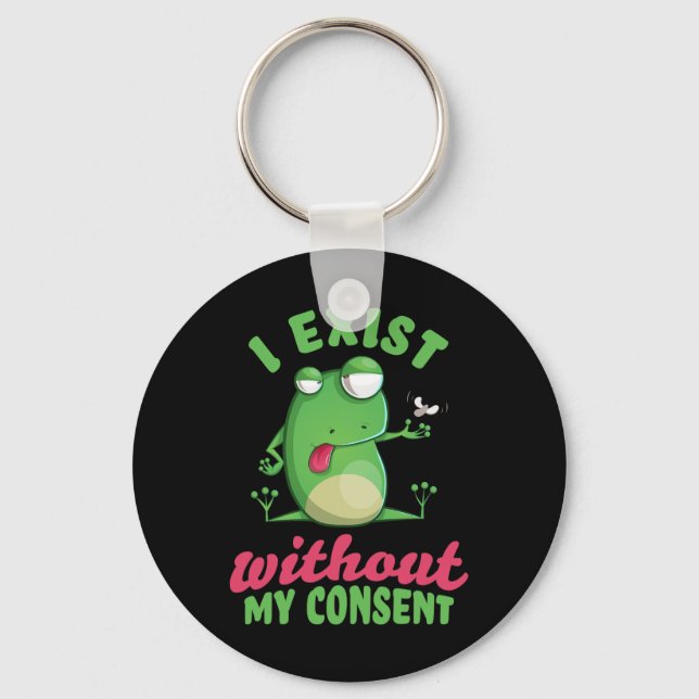 Chaveiro Eu Existe Sem Meu Consentimento De Depressão De Sa (Frente)
