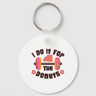 Chaveiro Eu Faço Isso Pelos Donuts Treino Levantamento de P