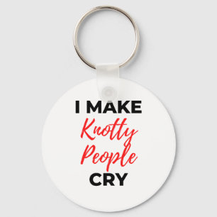 Chaveiro Eu Faço Pessoas De Knotty Chorar 2