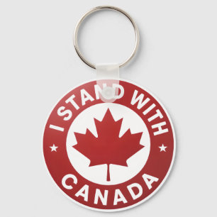 Chaveiro Eu fico com o Canadá