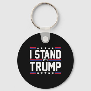 Chaveiro Eu Fico Com O Trump American Flag Usa Trump Suppor