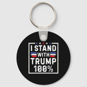 Chaveiro Eu Fico Com Trump 100% 1
