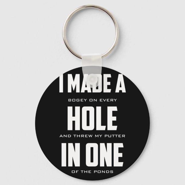 Chaveiro Eu Fiz Um Burro Em Cada Buraco E Joguei (Frente)