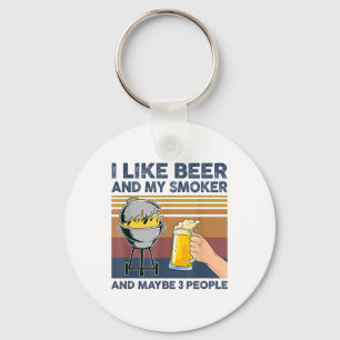 Chaveiro Eu Gosto De Cerveja E Meu Fumante E Talvez 3 Pesso