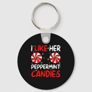 Chaveiro Eu Gosto De Doces De Hortelã Para Casais Natal Co