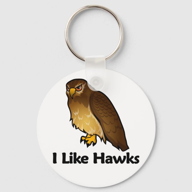 Chaveiro Eu Gosto De Hawks (Frente)