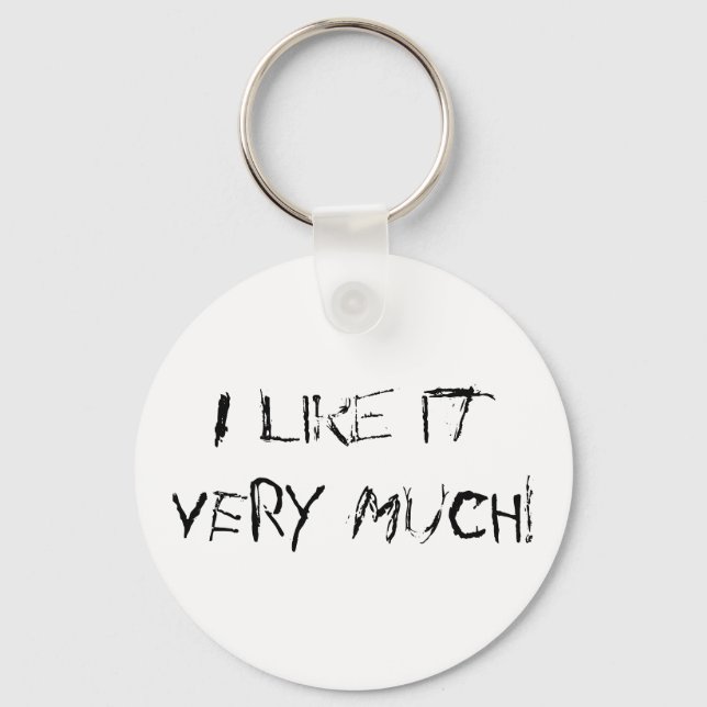 Chaveiro Eu gosto muito! (Frente)