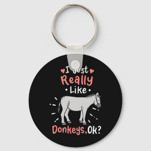 Chaveiro Eu Gosto Muito De Donkeys
