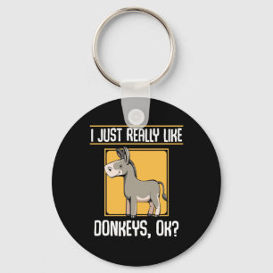 Chaveiro Eu Gosto Muito De Donkeys