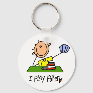 Chaveiro Eu Jogo Camisetas de Poker e Presentes