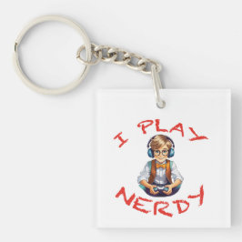 Chaveiro Eu jogo jogador nerd