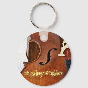 Chaveiro Eu jogo o violoncelo
